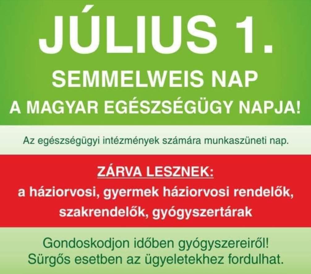 A magyar egészségügy napja